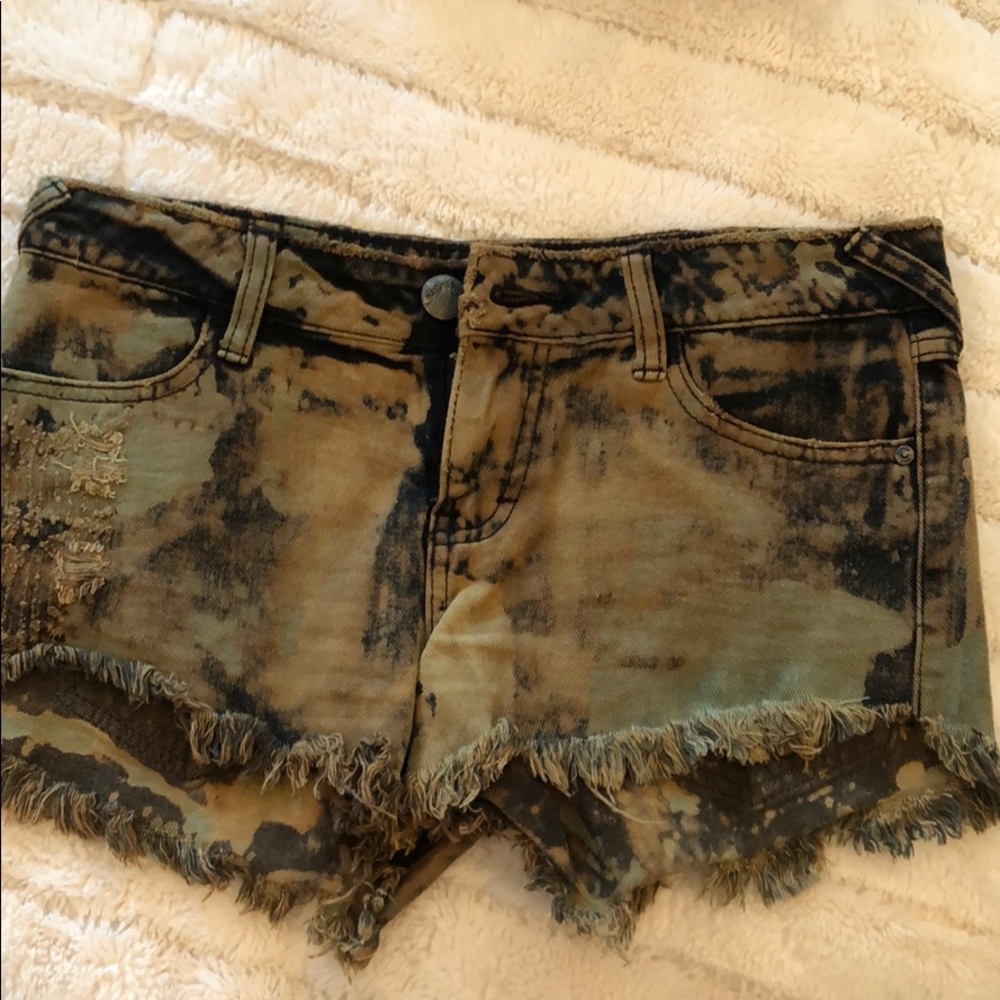 Denim shorts